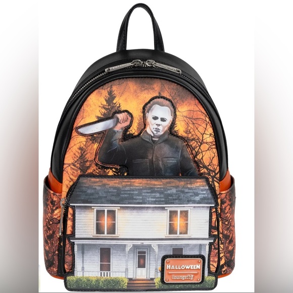 Loungefly Michael Myers The Boogeyman House Mini Backpack Limited Edition NWT SO - Picture 3 of 6